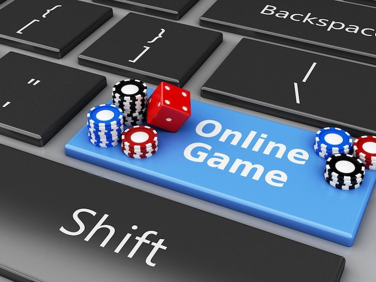 Ilustrasi simbol keamanan digital dan privasi untuk layanan live casino online